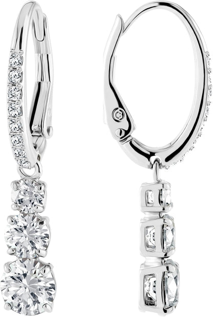 Swarovski Attract Trilogy Crystal Necklace and Earrings Jewelry Collection